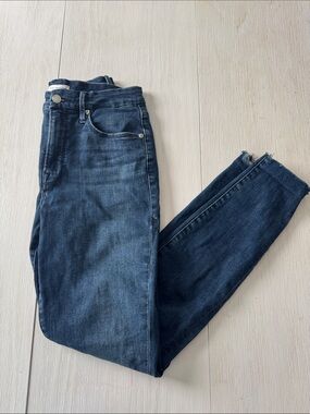 Good American Dark Blue Skinny Jeans size 8 good legs